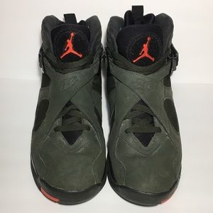 Nike Jordan 8 Take Flight Olive Undefeated - Sz 10